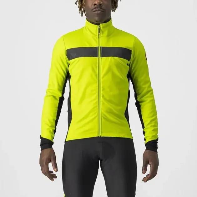 Castelli Raddoppia 3 Jacket 3XL žlutá/černá Oblíbený