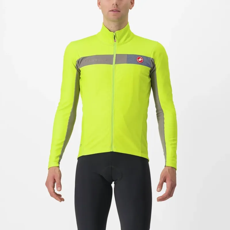 Castelli Mortirolo 6S Jacket XL žlutá/šedá Vysoce Kvalitní