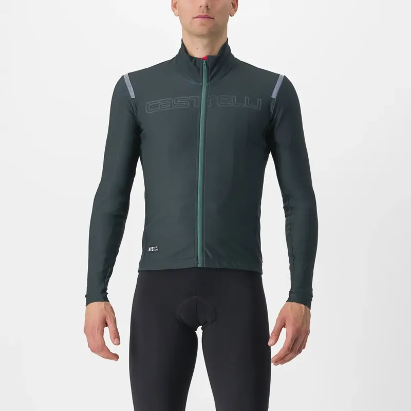 Castelli Tutto Nano RoS LS Jersey M zelená Nová Kolekce