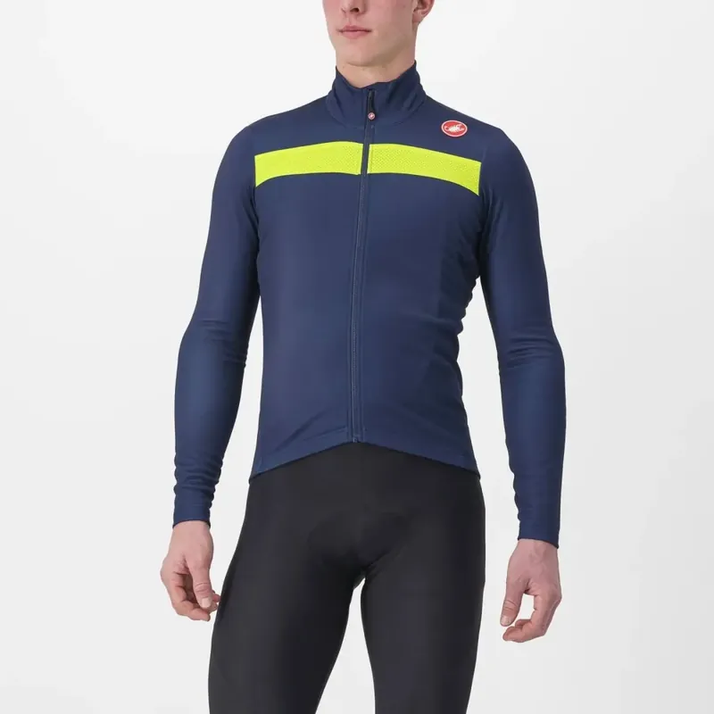 Hit Sezóny Castelli Puro 3 LS Jersey XL modrá