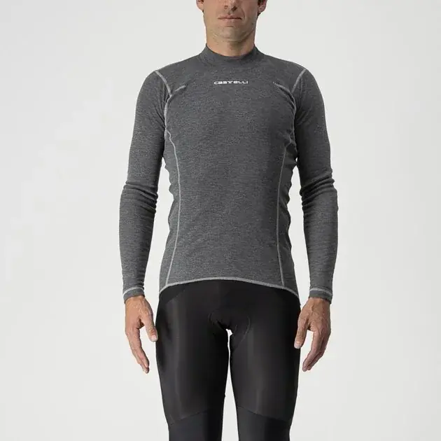 Castelli Flanders Warm LS Tee S šedá Originální