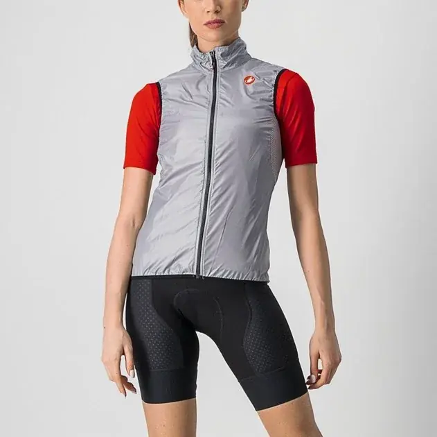 Castelli Aria W Vest L stříbrná Oblíbený