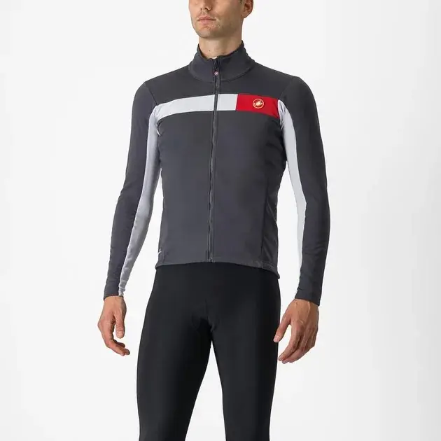 Speciální Cena Castelli Mortirolo 6S Jacket L šedá/stříbrná