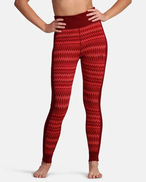 Kari Traa Silja Baselayer Pants - 100% Merino Wool S červená Nová Kolekce