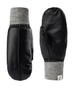 Johaug Leather Mitten 8 černá Vysoce Kvalitní