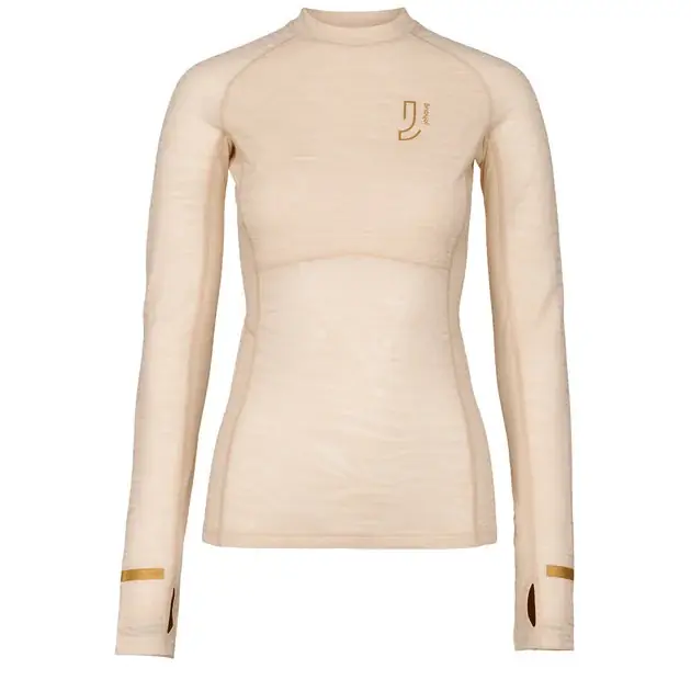 Johaug Advance Tech-Wool Long Sleeve S béžová Akční Nabídka