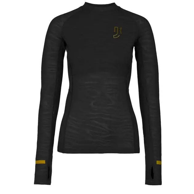 Značkový Johaug Advance Tech-Wool Long Sleeve L černá