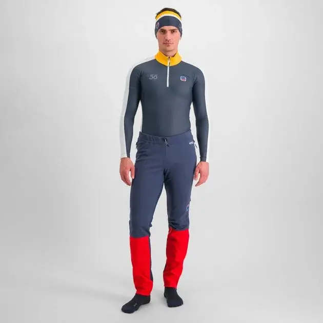 Sportful Anima Apex Pant L modrá/červená Jen Po Omezenou Doba
