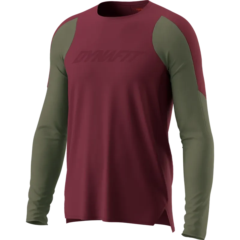 Pouze Dnes Dynafit Ride L/S Jersey M XL červená/zelená