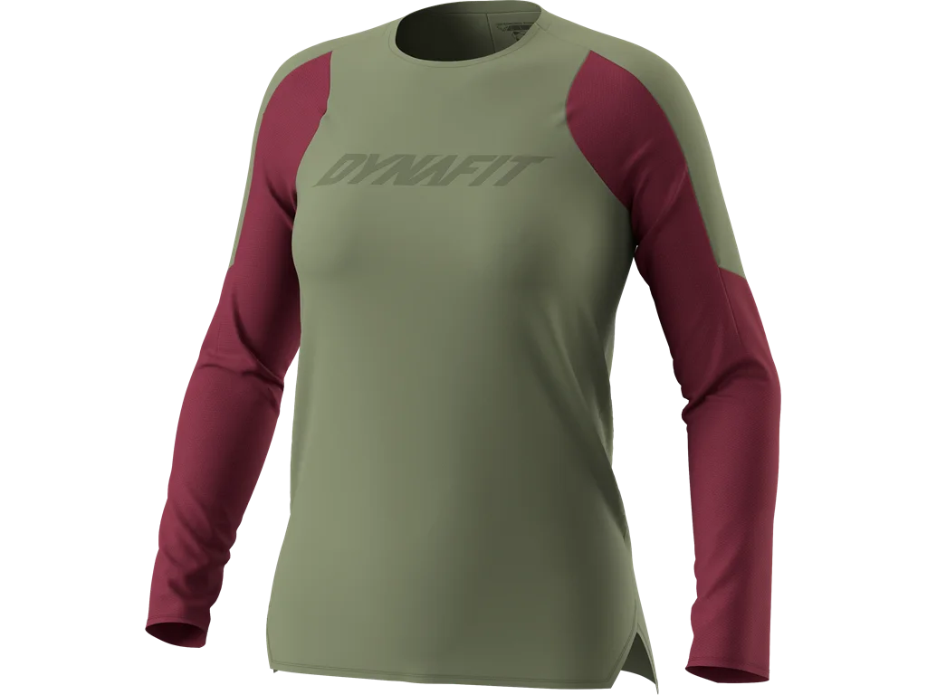 Dynafit Ride L/S Jersey W S červená/zelená Jen Po Omezenou Doba
