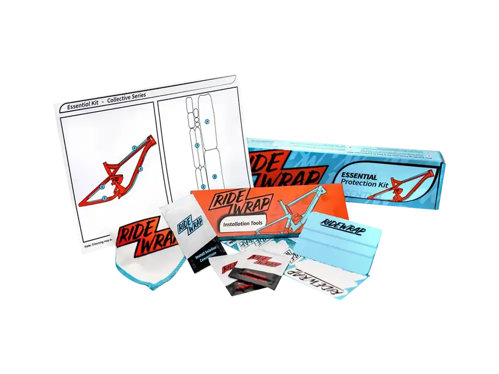 Super Cena RideWrap Essential MTB Matte Frame Protection Kit UNI bílá