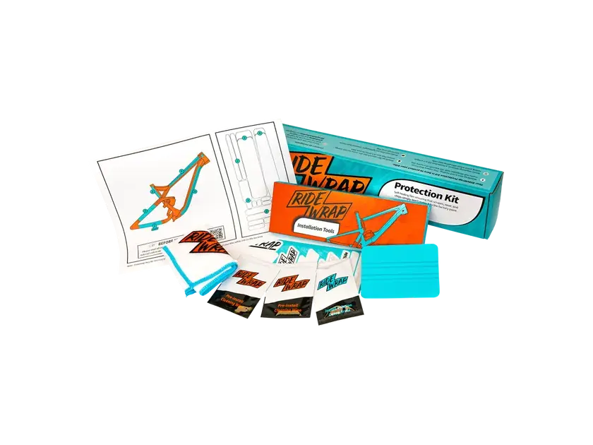 RideWrap Gloss Covered Frame Protection Kit designed to fit 2020-2022 Trek Supercaliber UNI bílá Vysoce Kvalitní