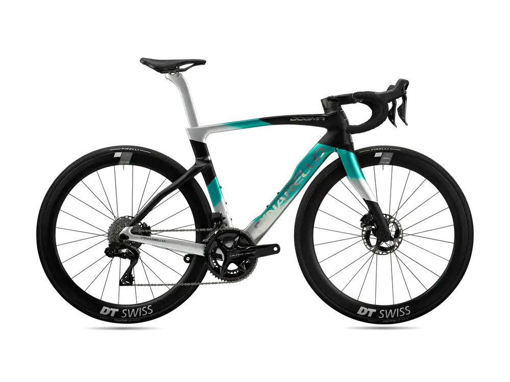Pinarello Dogma F SRAM Red eTap AXS 2x12 DB 550 zelená/šedá Speciální Cena