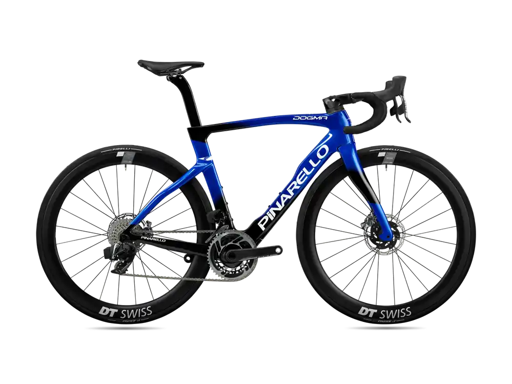 Originální Pinarello Dogma F SRAM Red eTap AXS 2x12 DB 595 modrá/černá
