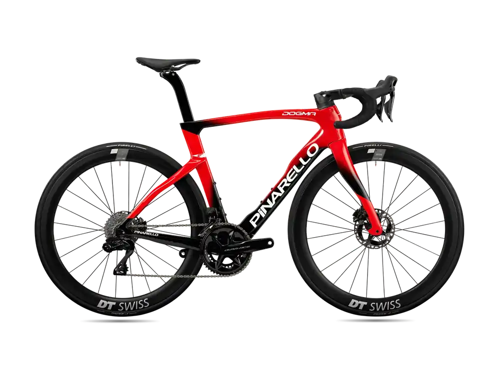 Pinarello Dogma F SHIMANO Dura Ace Di2 2x12 DB Power Meter 500 červená/černá Tovární Cena