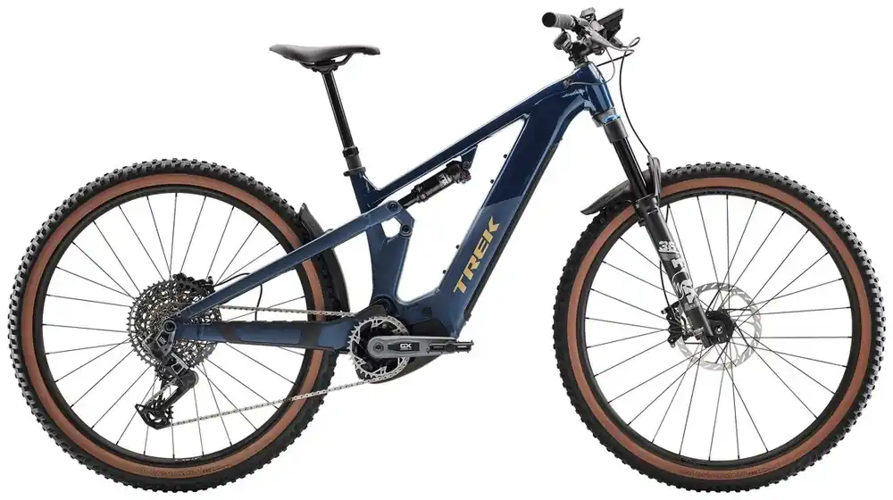 Trek Powerfly+ FS 8 Gen 4 L modrá Cenový Hit