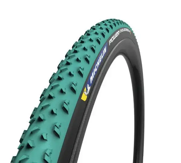 MICHELIN PLÁŠŤ POWER CYCLOCROSS MUD 700X33C COMPETITION LINE KEVLAR MAGI-X GREEN TS TLR černá/zelená Značkový