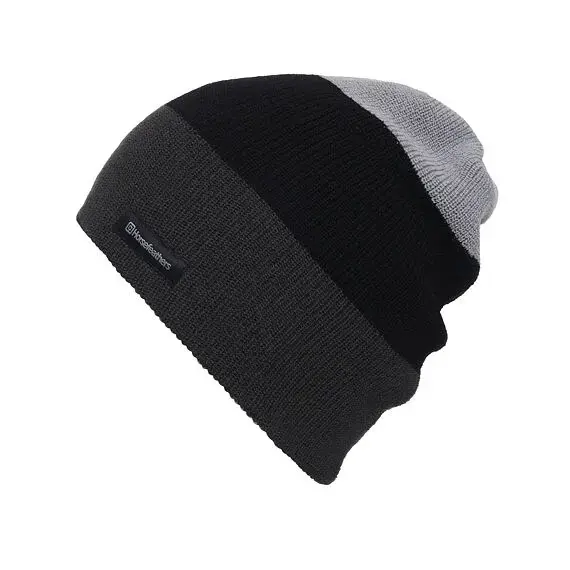 Dokud Zásoby Vydrží Horsefeathers Matteo beanie černá/šedá