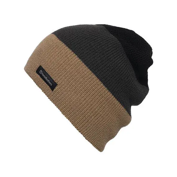 Horsefeathers Matteo beanie hnědá/černá Must-Have