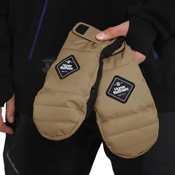 Cenově Výhodný Horsefeathers Midway gloves L hnědá/černá