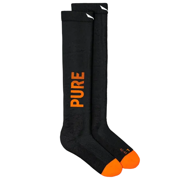 Expresní Doručení Salewa Sella Mountain Trainer Socks 42-44 černá/oranžová