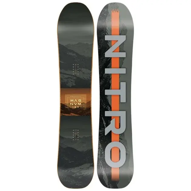 NITRO snowboard MAGNUM 167 šedá/oranžová Vysoce Kvalitní
