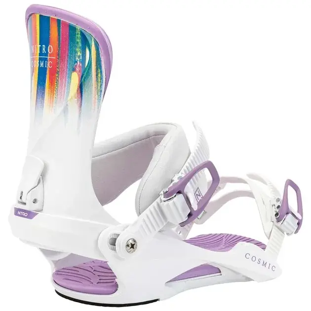 NITRO vázání COSMIC S/M bílá/fialová Výhodná Nabídka