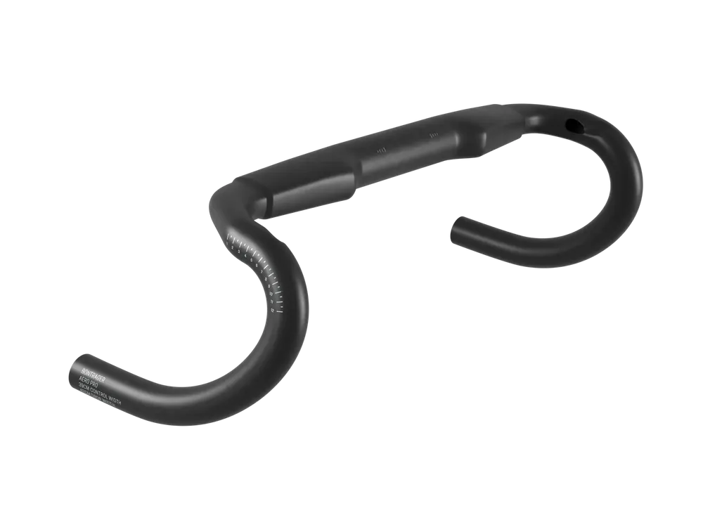Top Prodej Aerodynamická silniční řídítka Bontrager Aero Pro 410mm černá