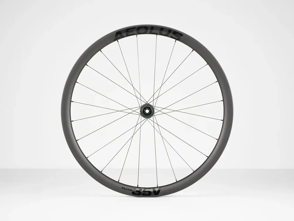 Ověřený Silniční kolo Bontrager Aeolus Elite 35V TLR Disc pro kotoučové brzdy černá