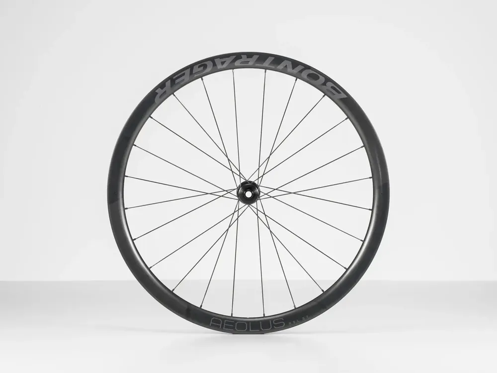 Autentický Silniční kolo Bontrager Aeolus RSL 37 TLR pro kotoučové brzdy černá