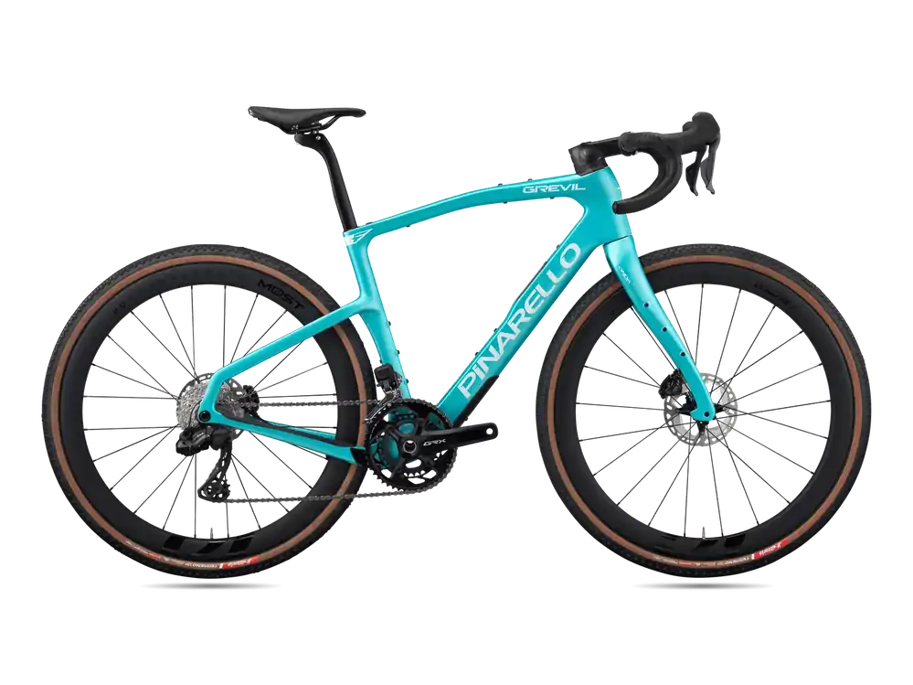Pinarello GREVIL F7 SHIMANO GRX 825 DI2 (MY26) 470 světle modrá Must-Have