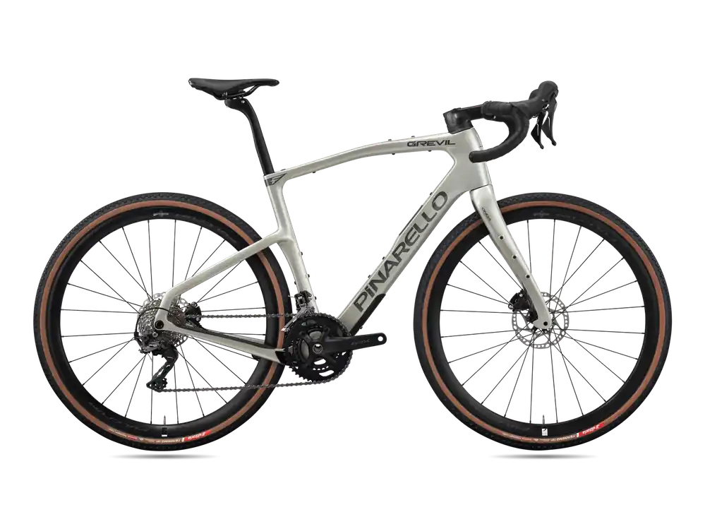 Nízká Cena Pinarello GREVIL F1 SHIMANO GRX 610 (MY26) 575 stříbrná