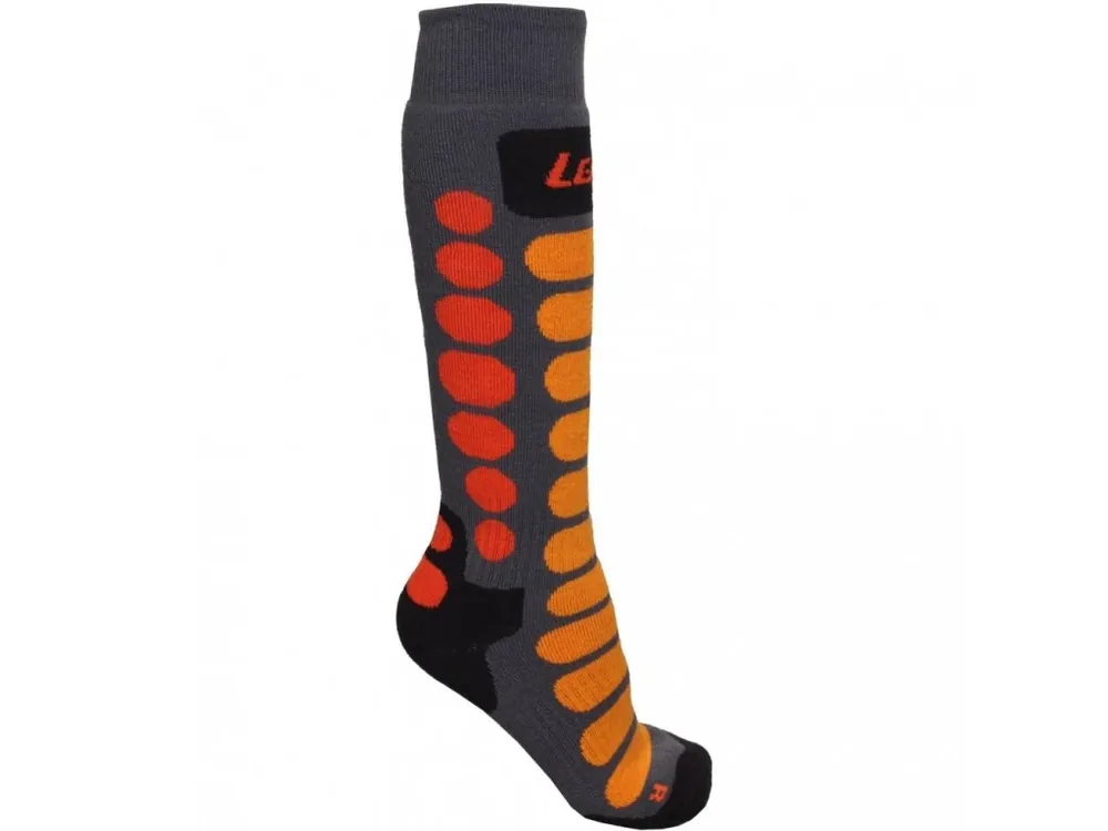 Kup Teď Ponožky Lenz Skiing Kids 1.0 grey/orange