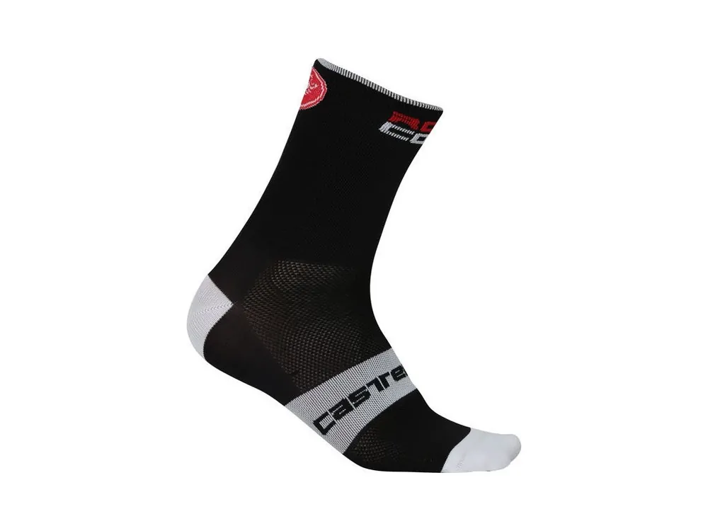 Značkový Cyklistické ponožky Castelli Rosso Corsa 6 cm