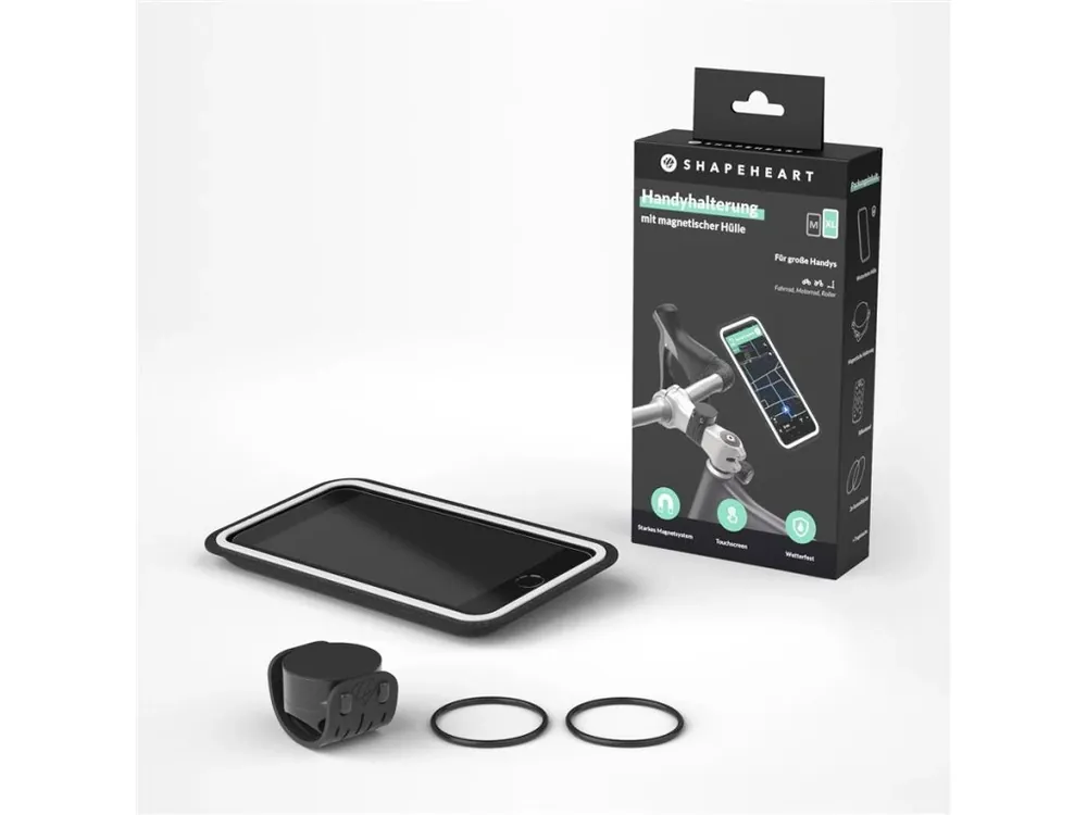 Magnetický držák na řídítka SHAPEHEART Bike Mount XL Dokud Zásoby Vydrží