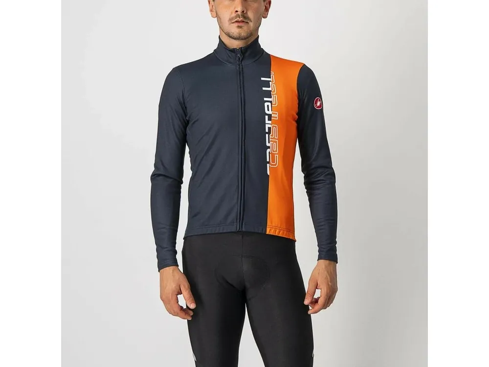 Vrácení Zdarma Cyklistický dres s dlouhým rukávem Castelli Traguardo