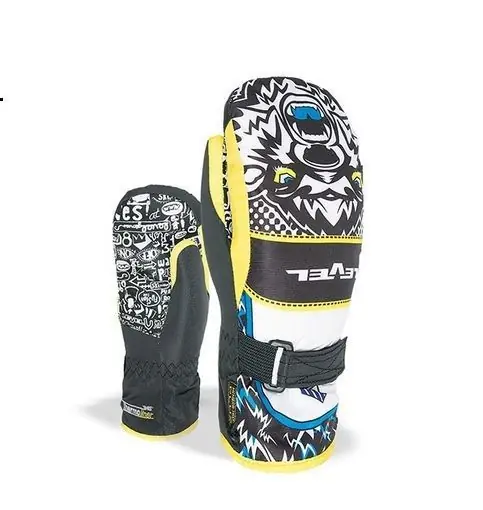 Level Junior Mitten black/yellow dětské/juniorské... Časově Omezené