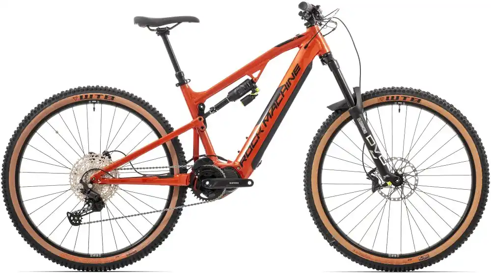 Celoodpružené horské elektrokolo Rock Machine Blizzard e50-29 - Velikost XL Nová Kolekce