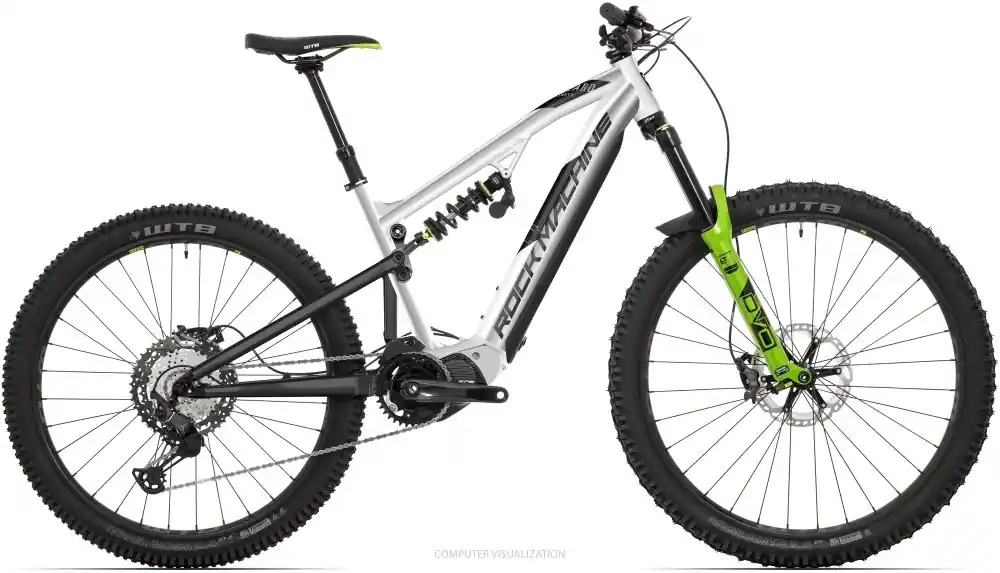 Bezpečná Platba Celoodpružené horské elektrokolo Rock Machine Blizzard e90-297 RZ - Velikost XL