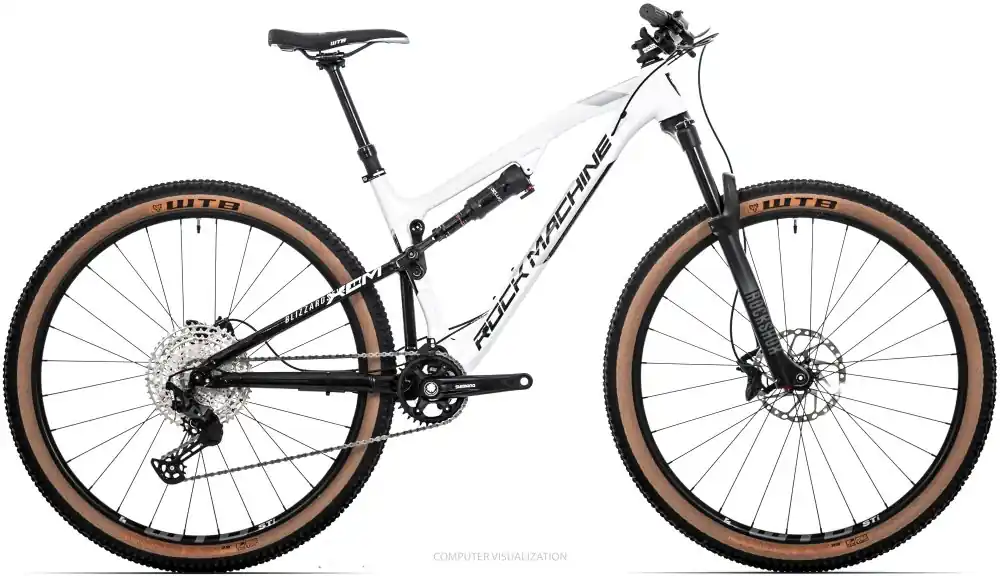 Autentický Celoodpružené horské kolo Blizzard XCM 70-29 - Velikost L