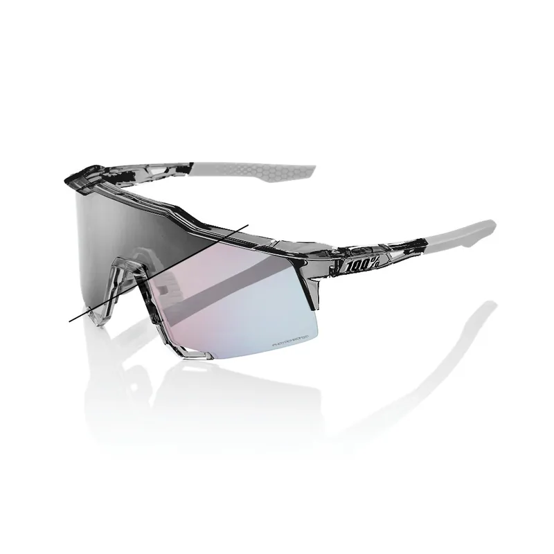 Brýle 100% SPEEDCRAFT - Polished Translucent grey / Rose Gold Mirror Photochromic Lens Objednat Nyní