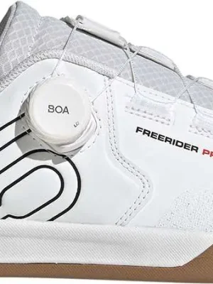 Cyklistické boty Five Ten Freerider PRO BOA White / Black / Red - Velikost EU 45 1/3 Poslední Šance