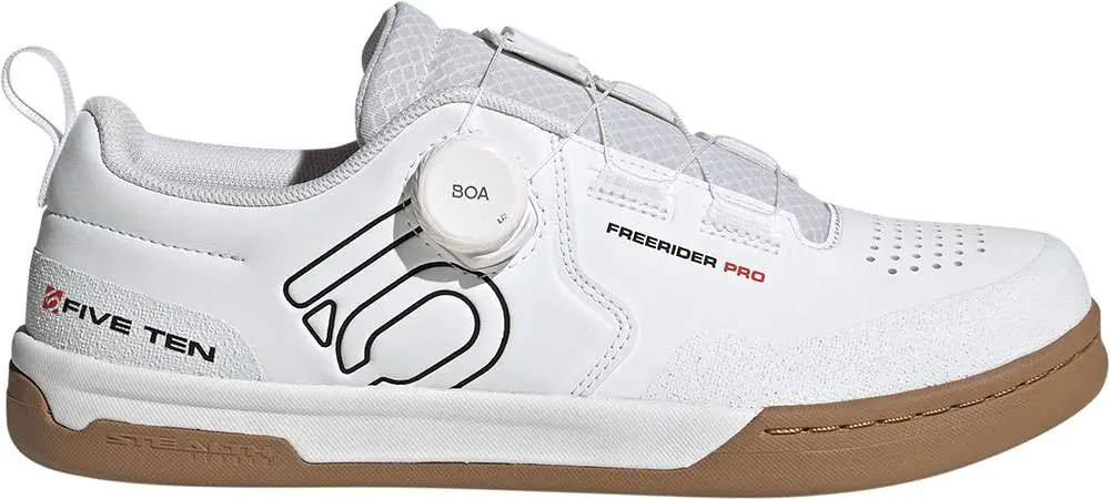 Cyklistické boty Five Ten Freerider PRO BOA White / Black / Red - Velikost EU 47 1/3 Kup Teď